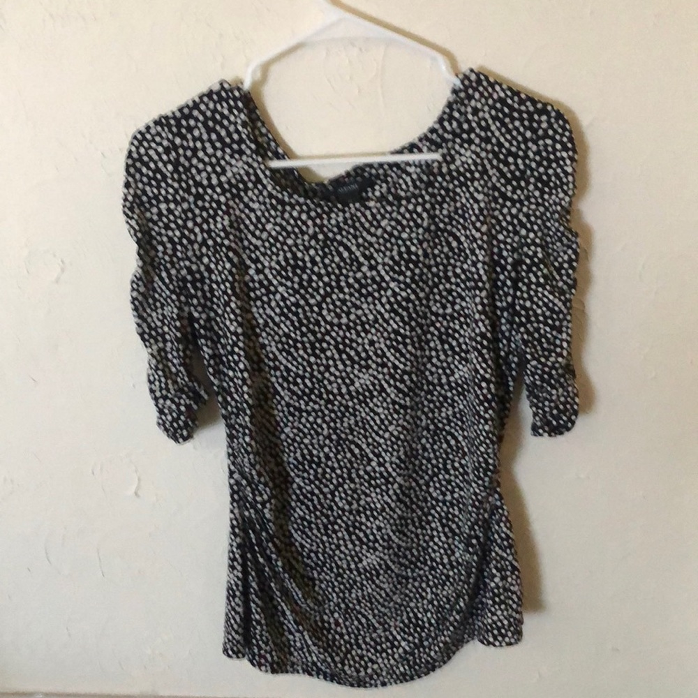 Woman’s dress shirt, size M, black&white parttern